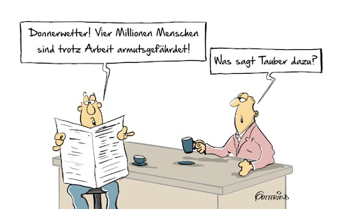 Cartoon: Tauber (medium) by Marcus Gottfried tagged tauber,arbeit,armut,hartz4,unterstützung,altersrente,altersgruppe,altersarmut,twitter,minijobs,rente,altersgerechte,ruhegeld,pension,alter,jugend,sparen,lebensabend,freude,marcus,gottfried,cartoon,karikatur,tauber,arbeit,armut,hartz4,unterstützung,altersrente,altersgruppe,altersarmut,twitter,minijobs,rente,altersgerechte,ruhegeld,pension,alter,jugend,sparen,lebensabend,freude,marcus,gottfried,cartoon,karikatur