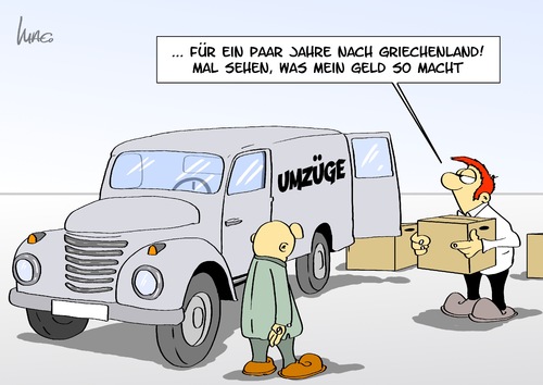 Umzug Cartoon Clipart