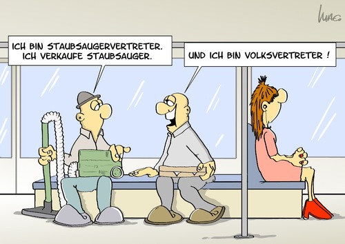 Cartoon: Volksvertreter (medium) by Marcus Gottfried tagged bus,bahn,gespräch,treffen,staubsauger,staubsaugervertreter,volksvertreter,politiker,kundschaft,handel,sauger,bus,bahn,gespräch,treffen,staubsauger,staubsaugervertreter,volksvertreter,politiker,kundschaft,handel,sauger