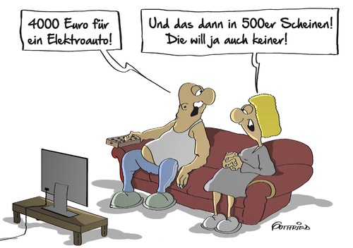 Cartoon: will auch keiner (medium) by Marcus Gottfried tagged karikatur,cartoon,gottfried,marcus,spaß,freude,ablehnung,500,geldschein,schein,telsa,elektrofahrzeug,elektroauto,mobilität,energiewende,energie,auto,elektrisch,elekto,europa,euro,euro,europa,elekto,elektrisch,auto,energie,energiewende,mobilität,elektroauto,elektrofahrzeug,telsa,schein,geldschein,500,ablehnung,freude,spaß,marcus,gottfried,cartoon,karikatur