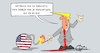 Cartoon: 041120Vorsicht (small) by Marcus Gottfried tagged wahl,trump,präsident,biden,feuer,gericht,niederlage,briefwahl