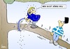 Cartoon: Ast sägen (small) by Marcus Gottfried tagged griechenland,schulden,europa,finanzen,währung,austritt,union,eu,ast,säge,absägen,währungsunion,absturz