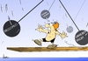 Cartoon: Spiel ohne Grenzen (small) by Marcus Gottfried tagged piratenpartei,piraten,spiel,ohne,grenzen,parteiprogramm,hinderniss,brett,geschicklichkeit,probleme,ausweichen,sexismus,rassismus,vorwurf,realität,urheberrecht,gegenwind