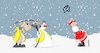 Cartoon: Weihnachtswesten (small) by Marcus Gottfried tagged weihnachten,gelbe,westen,geldwesten,frankreich,macron,marcus,gottfried