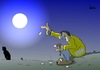 Cartoon: Zweifel (small) by Marcus Gottfried tagged fdp,cdu,regierung,koalition,partei,minister,rösler,merkel,blume,liebe,ende,beziehung,trauer,abschied,zweifel