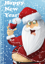 Cartoon: Happy New Year (small) by Nicoleta Ionescu tagged happy,new,year,santa,2011,christmas