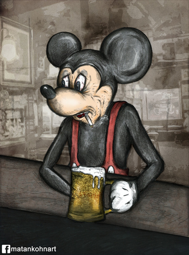 Cartoon: The real mickey mouse (medium) by matan_kohn tagged real,mickey,mouse