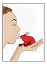Cartoon: Man muss viele Frösche küssen (small) by Thomas Martin tagged frosch,frog,prinzessin,princes,kuss,küssen