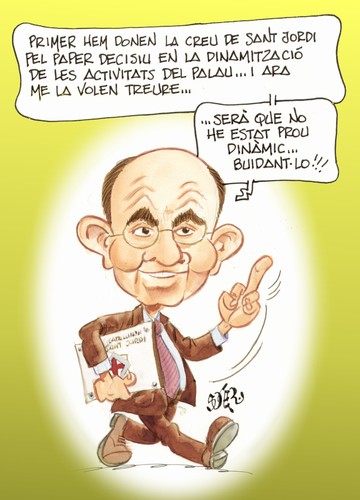 Cartoon: FELIX MILLET (medium) by SOLER tagged caricatura,chiste,orfeo