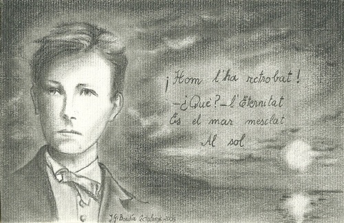 Cartoon: Rimbaud (medium) by catalantrader tagged poem