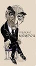Cartoon: Frederic Mompou (small) by frostyhut tagged frederic mompou composer pianist classical music catalan spanish