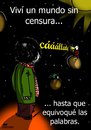 Cartoon: libertad de rexpresion (small) by LaRataGris tagged censura