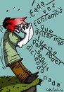 Cartoon: razonar gritando (small) by LaRataGris tagged gritar,nada