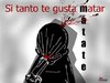 Cartoon: silencia_te (small) by LaRataGris tagged suicidio