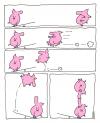 Cartoon: funny pigs (small) by Kossak tagged pigs,piggies,schwein,schweinchen,slvester,love,liebe,neujahr,pink,rosa,akrobaten,acrobat