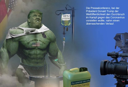 Cartoon: Make america clean again (medium) by Bürgerschreck tagged donald,trump