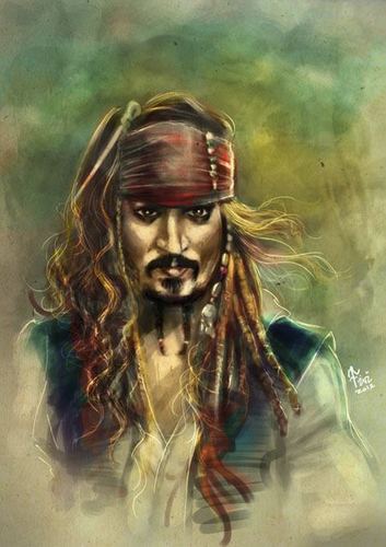 Cartoon: Jack Sparrow (medium) by Fivi tagged sparrow,jack