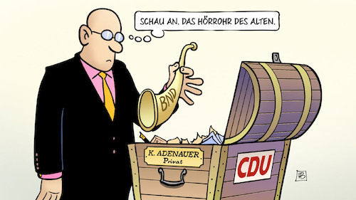 Cartoon: Adenauer liess SPD bespitzeln (medium) by Harm Bengen tagged adenauer,cdu,spd,bespitzeln,bnd,hörrohr,kiste,truhe,watergate,skandal,harm,bengen,cartoon,karikatur,adenauer,cdu,spd,bespitzeln,bnd,hörrohr,kiste,truhe,watergate,skandal,harm,bengen,cartoon,karikatur