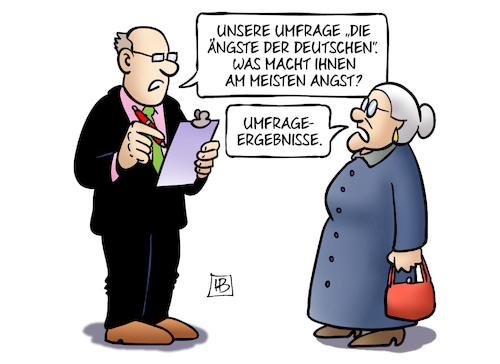 Cartoon: Ängste der Deutschen (medium) by Harm Bengen tagged umfrage,ängste,der,deutschen,angst,umfrageergebnisse,susemil,harm,bengen,cartoon,karikatur,umfrage,ängste,der,deutschen,angst,umfrageergebnisse,susemil,harm,bengen,cartoon,karikatur