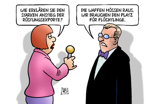 Cartoon: Alles muss raus (medium) by Harm Bengen tagged flüchtlinge,flüchtlingsfrage,platz,krieg,waffen,rüstungsexporte,anstieg,asyl,harm,bengen,cartoon,karikatur,anstieg,rüstungsexporte,waffen,krieg,platz,flüchtlingsfrage,flüchtlinge,asyl,harm,bengen,cartoon,karikatur