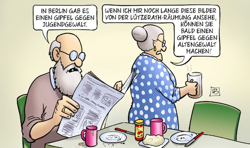 Cartoon: Altengewalt (medium) by Harm Bengen tagged berlin,gipfel,jugendgewalt,silvester,altengewalt,susemil,rwe,polizei,lützerath,räumung,kohle,klimaschutz,klimawandel,erderwärmung,harm,bengen,cartoon,karikatur,berlin,gipfel,jugendgewalt,silvester,altengewalt,susemil,rwe,polizei,lützerath,räumung,kohle,klimaschutz,klimawandel,erderwärmung,harm,bengen,cartoon,karikatur