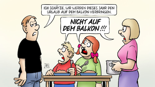 Balkon-Urlaub