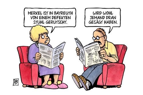 Cartoon: Bayreuth-Stuhl (medium) by Harm Bengen tagged merkel,bundeskanzlerin,festspiele,wagner,tristan,islode,pause,bayreuth,defekt,kaputt,stuhl,sägen,harm,bengen,cartoon,karikatur,merkel,bundeskanzlerin,festspiele,wagner,tristan,islode,pause,bayreuth,defekt,kaputt,stuhl,sägen,harm,bengen,cartoon,karikatur