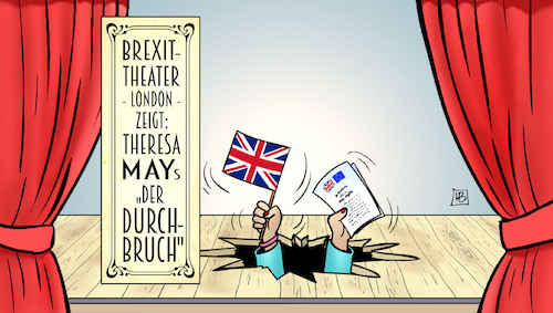 Cartoon: Brexit-Theater (medium) by Harm Bengen tagged brexit,theater,london,theresa,may,europa,eu,verhandlungen,abstimmung,durchbruch,harm,bengen,cartoon,karikatur,brexit,theater,london,theresa,may,europa,eu,verhandlungen,abstimmung,durchbruch,harm,bengen,cartoon,karikatur