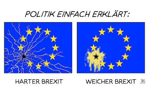 Cartoon: Brexit-Unterschiede (medium) by Harm Bengen tagged politik,harter,weicher,brexit,unterschiede,uk,england,gb,may,eu,europa,fahne,sprünge,splitter,harm,bengen,cartoon,karikatur,politik,harter,weicher,brexit,unterschiede,uk,england,gb,may,eu,europa,fahne,sprünge,splitter,harm,bengen,cartoon,karikatur