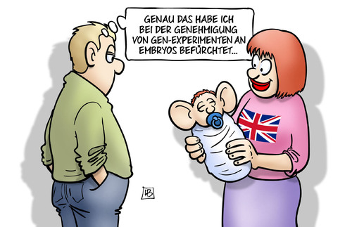 Britische Gen-Experimente