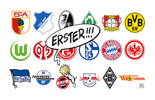 Cartoon: Bundesliga-Infektion (medium) by Harm Bengen tagged bundesliga,wappen,infektion,erster,fussball,geisterspiele,corona,coronavirus,ansteckung,pandemie,epidemie,krankheit,schaden,harm,bengen,cartoon,karikatur,bundesliga,wappen,infektion,erster,fussball,geisterspiele,corona,coronavirus,ansteckung,pandemie,epidemie,krankheit,schaden,harm,bengen,cartoon,karikatur