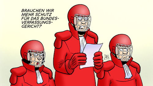 Cartoon: BVerfG-Schutz (medium) by Harm Bengen tagged schutz,bundesverfassungsgericht,bverfg,helm,eishockey,rechtsextremismus,machtuebernahme,harm,bengen,cartoon,karikatur,schutz,bundesverfassungsgericht,bverfg,helm,eishockey,rechtsextremismus,machtuebernahme,harm,bengen,cartoon,karikatur