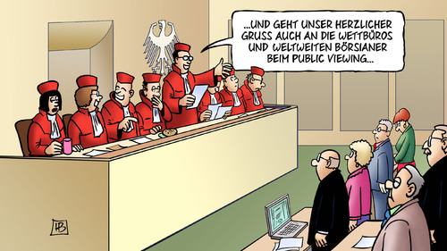 Cartoon: BVerfG und ESM (medium) by Harm Bengen tagged bverfg,bundesverfassungsgericht,justiz,eilantrag,eilentscheidung,gauweiler,bundesregierung,opposition,eurokrise,eurorettung,rettungsschirm,staatsanleihen,schulden,börsen,börsianer,wetten,wettbüros,spekulanten,esm,harm,bengen,cartoon,karikatur,bverfg,bundesverfassungsgericht,justiz,eilantrag,eilentscheidung,gauweiler,bundesregierung,opposition,eurokrise,eurorettung,rettungsschirm,staatsanleihen,schulden,börsen,börsianer,wetten,wettbüros,spekulanten,esm,harm,bengen,cartoon,karikatur