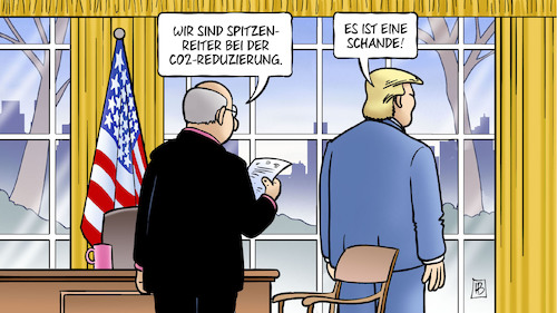 Cartoon: CO2-Reduzierung USA (medium) by Harm Bengen tagged spitzenreiter,co2,reduzierung,usa,trump,klimaschutz,klimaerwärmung,schande,oval,office,harm,bengen,cartoon,karikatur,spitzenreiter,co2,reduzierung,usa,trump,klimaschutz,klimaerwärmung,schande,oval,office,harm,bengen,cartoon,karikatur