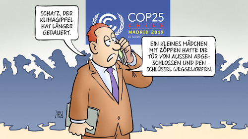 Cartoon: COP25-Verlängerung (medium) by Harm Bengen tagged verlängerung,schlüssel,weggeworfen,greta,thunberg,handy,klimaschutzzusagen,klimagipfel,klimaschutzkonferenz,cop25,madrid,chile,co2,klimaziele,klimawandel,harm,bengen,cartoon,karikatur,verlängerung,schlüssel,weggeworfen,greta,thunberg,handy,klimaschutzzusagen,klimagipfel,klimaschutzkonferenz,cop25,madrid,chile,co2,klimaziele,klimawandel,harm,bengen,cartoon,karikatur