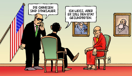 Dalai Lama bei Obama