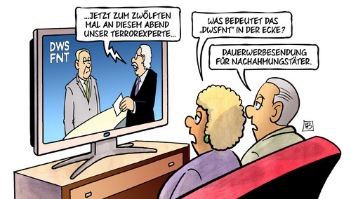 Cartoon: Dauerwerbesendung (medium) by Harm Bengen tagged abend,terrorexperte,dwsfnt,dauerwerbesendung,nachahmungstäter,amoklauf,münchen,tv,berichterstattung,brennpunkt,sondersendung,harm,bengen,cartoon,karikatur,abend,terrorexperte,dwsfnt,dauerwerbesendung,nachahmungstäter,amoklauf,münchen,tv,berichterstattung,brennpunkt,sondersendung,harm,bengen,cartoon,karikatur