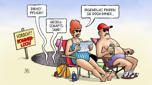 Cartoon: Dienstpflicht (medium) by Harm Bengen tagged sommerloch,urlaub,strand,liegestuhl,verpflichtendes,gesellschaftsjahr,wehrpflicht,dienstpflicht,junge,union,cdu,kramp,karrenbauer,harm,bengen,cartoon,karikatur,sommerloch,urlaub,strand,liegestuhl,verpflichtendes,gesellschaftsjahr,wehrpflicht,dienstpflicht,junge,union,cdu,kramp,karrenbauer,harm,bengen,cartoon,karikatur