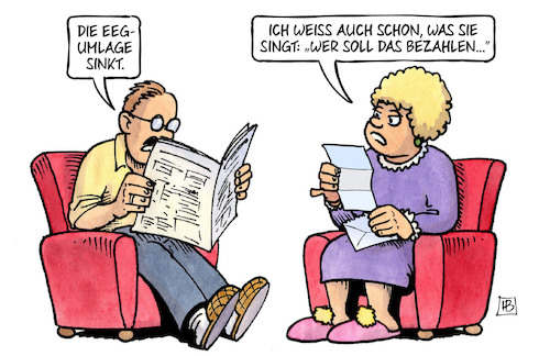 Cartoon: EEG-Umlage sinkt (medium) by Harm Bengen tagged eeg,umlage,sinken,singen,energiekosten,bezahlen,rechnung,brief,harm,bengen,cartoon,karikatur,eeg,umlage,sinken,singen,energiekosten,bezahlen,rechnung,brief,harm,bengen,cartoon,karikatur