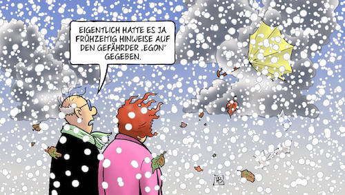 Cartoon: Egon (medium) by Harm Bengen tagged hinweise,gefährder,egon,sturmtief,winter,schnee,terror,harm,bengen,cartoon,karikatur,hinweise,gefährder,egon,sturmtief,winter,schnee,terror,harm,bengen,cartoon,karikatur