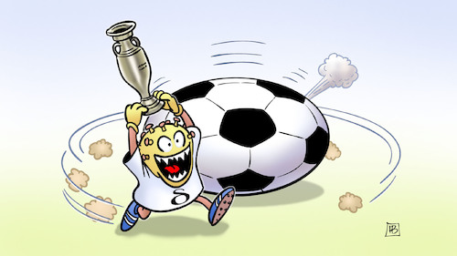 Cartoon: EM-Sieger (medium) by Harm Bengen tagged endspiel,italien,england,fussball,em,corona,virus,pokal,sieger,ball,luft,ende,harm,bengen,cartoon,karikatur,endspiel,italien,england,fussball,em,corona,virus,pokal,sieger,ball,luft,ende,harm,bengen,cartoon,karikatur