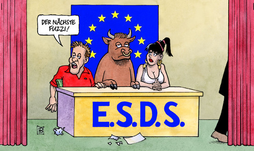 Europa sucht den Superstar von Harm Bengen | Politik Cartoon | TOONPOOL