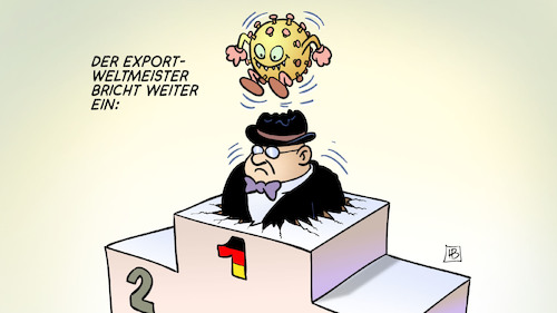 Export bricht weiter ein