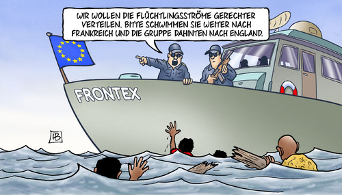 Flüchtlingsströme