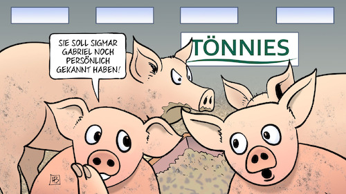 Cartoon: Gabriel und Tönnies (medium) by Harm Bengen tagged sigmar,gabriel,tönnies,schweinestall,lobbyismus,corona,landwirtschaft,tierhaltung,schlachtbetrieb,harm,bengen,cartoon,karikatur,sigmar,gabriel,tönnies,schweinestall,lobbyismus,corona,landwirtschaft,tierhaltung,schlachtbetrieb,harm,bengen,cartoon,karikatur