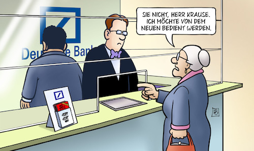 Cartoon: Gabriel zur Dt. Bank (medium) by Harm Bengen tagged gabriel,aufsichtsrat,deutsche,bank,bedienung,schalter,spd,susemil,harm,bengen,cartoon,karikatur,gabriel,aufsichtsrat,deutsche,bank,bedienung,schalter,spd,susemil,harm,bengen,cartoon,karikatur