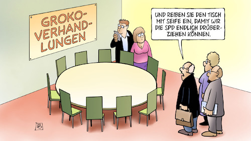 Groko-Tisch