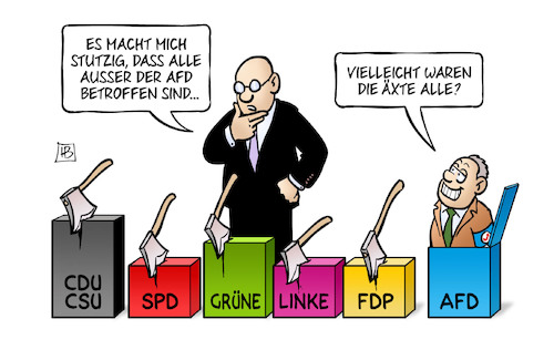 Cartoon: Hackerangriff von Rechts (medium) by Harm Bengen tagged hackerangriff,rechtsextremismus,afd,axt,it,sicherheit,datenklau,harm,bengen,cartoon,karikatur,hackerangriff,rechtsextremismus,afd,axt,it,sicherheit,datenklau,harm,bengen,cartoon,karikatur