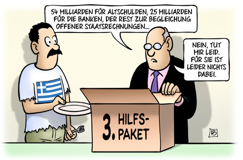 Cartoon: Hilfspaket-Inhalt (medium) by Harm Bengen tagged altschulden,banken,staatsrechnungen,hunger,teller,karton,drittes,hilfspaket,bundestag,debatte,abstimmung,griechenland,rettungspaket,kredite,schulden,eu,rettungsschirm,iwf,ezb,harm,bengen,cartoon,karikatur,altschulden,banken,staatsrechnungen,hunger,teller,karton,drittes,hilfspaket,bundestag,debatte,abstimmung,griechenland,rettungspaket,kredite,schulden,eu,rettungsschirm,iwf,ezb,harm,bengen,cartoon,karikatur