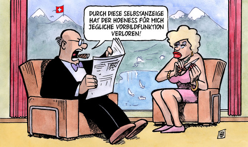 Cartoon: Hoeness-Selbstanzeige (medium) by Harm Bengen tagged hoeness,uli,selbstanzeige,steuer,steuerflucht,steuerhinterziehung,schweiz,konto,schwarzgeld,finanzamt,kapital,fc,bayern,fussball,harm,bengen,cartoon,karikatur,hoeness,uli,selbstanzeige,steuer,steuerflucht,steuerhinterziehung,schweiz,konto,schwarzgeld,finanzamt,kapital,fc,bayern,fussball,harm,bengen,cartoon,karikatur